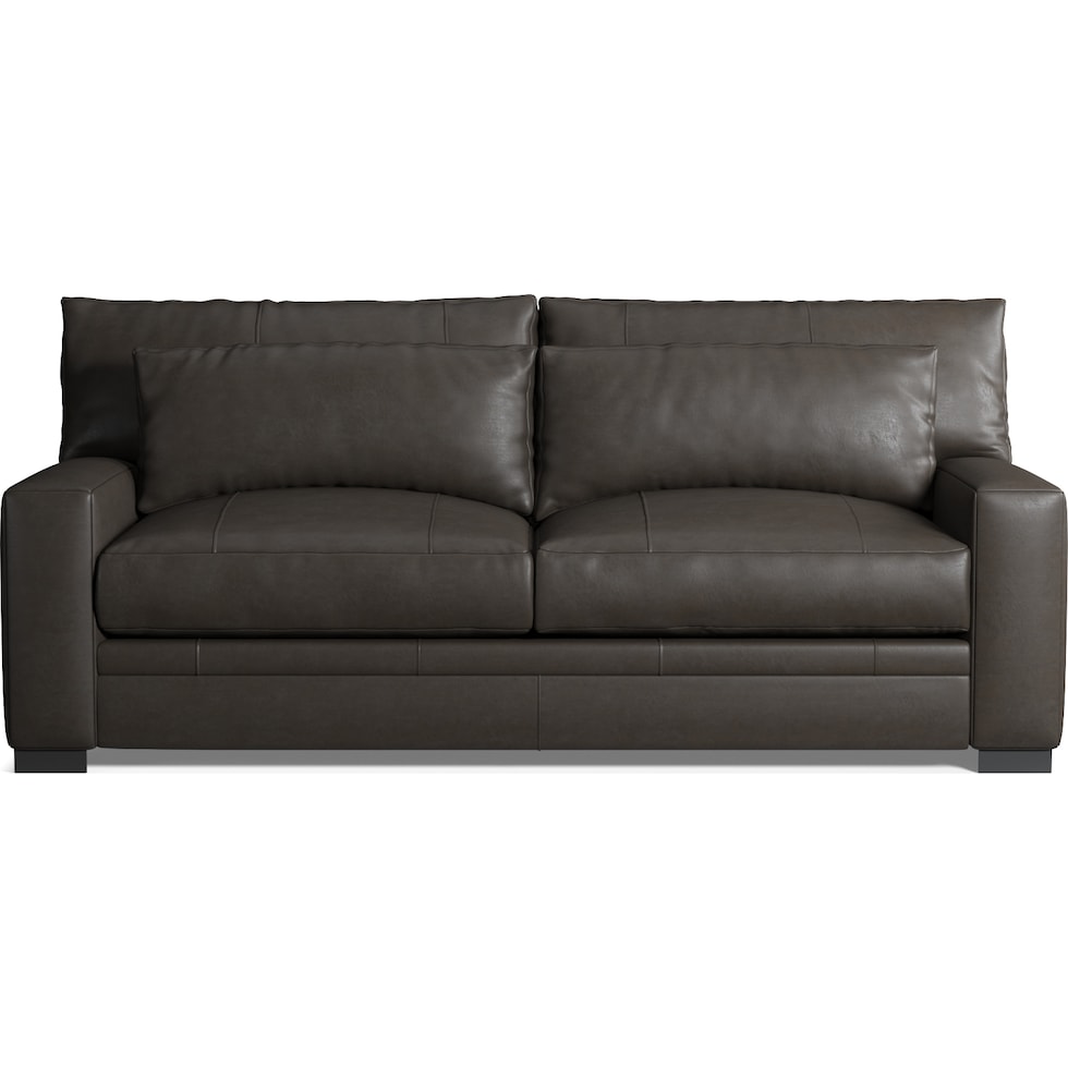 winston black sofa   