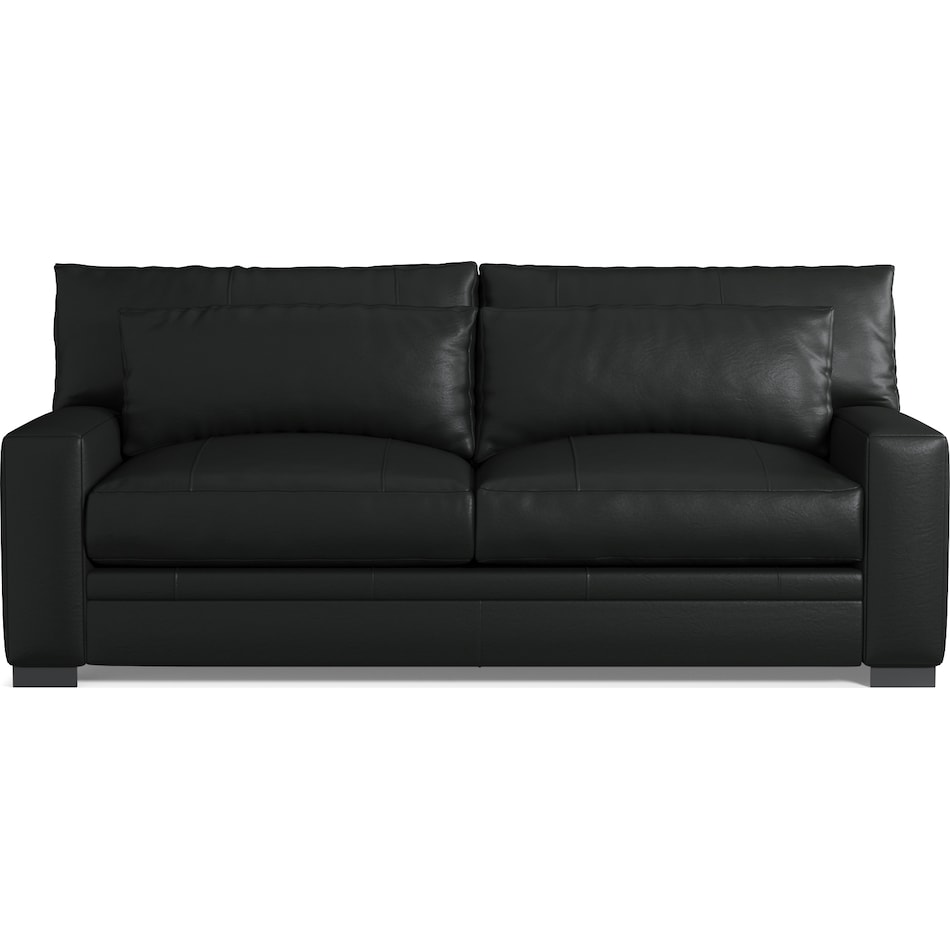winston black sofa   