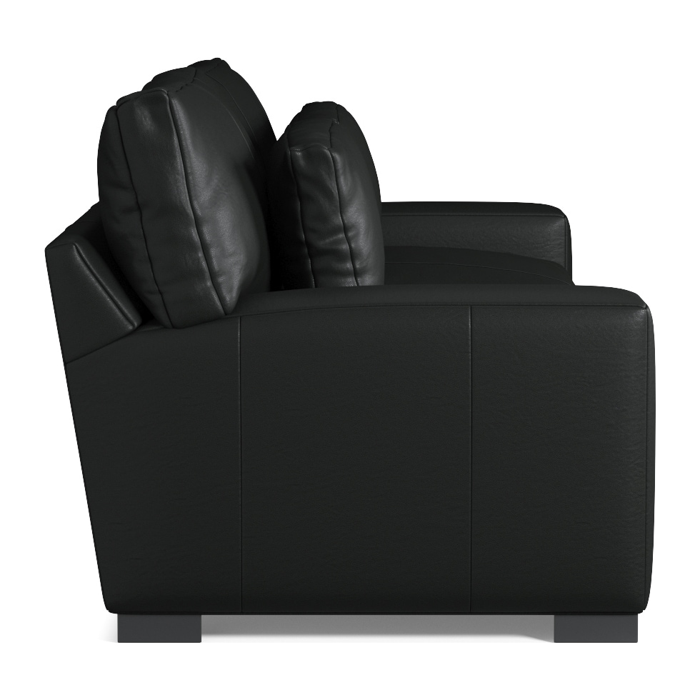 winston black sofa   