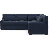 winston blue  pc sectional   