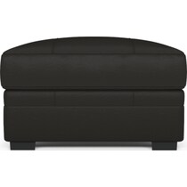 winston dark brown ottoman   