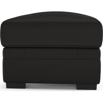 winston dark brown ottoman   