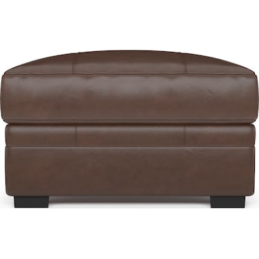 Winston Leather Ottoman