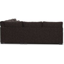 winston dark brown sectional   