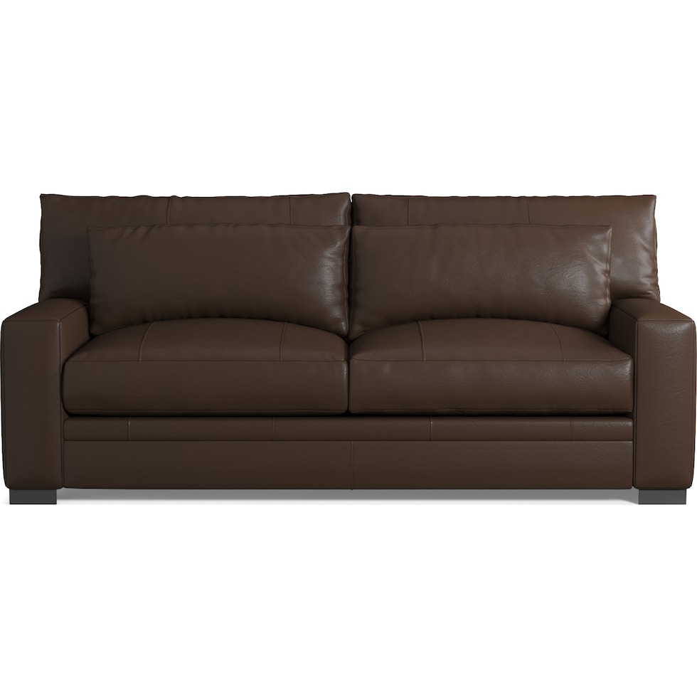 winston dark brown sofa   