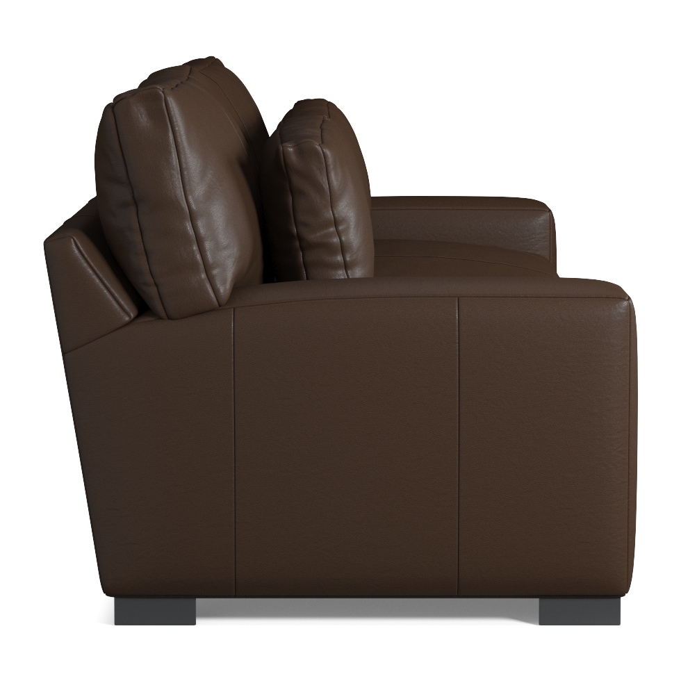 winston dark brown sofa   