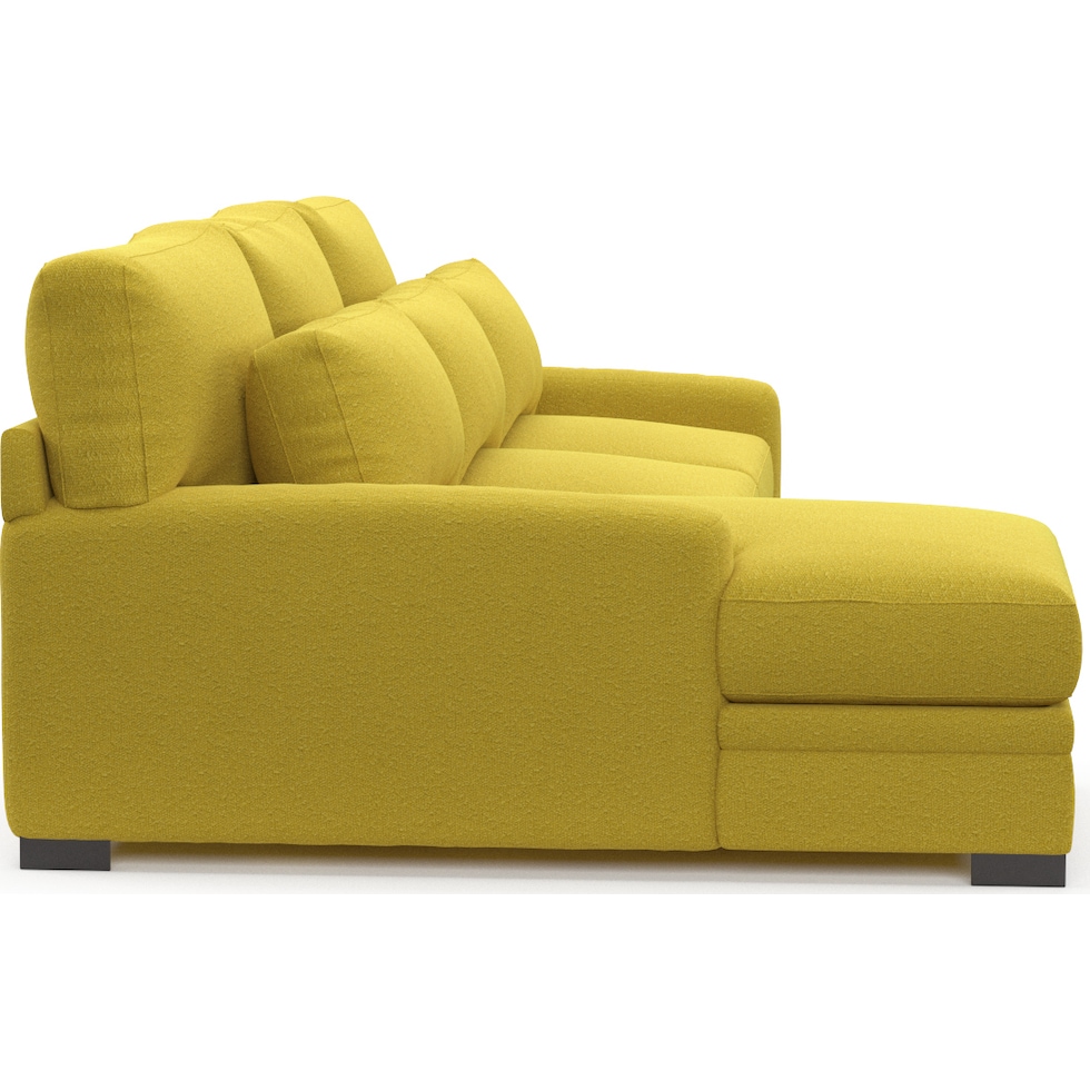 winston gold sectional   
