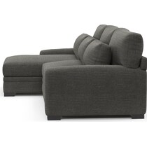 winston gray  pc sectional with left facing chaise   