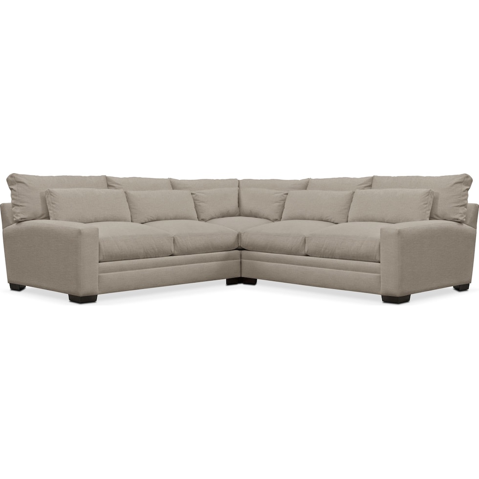 winston gray  pc sectional   