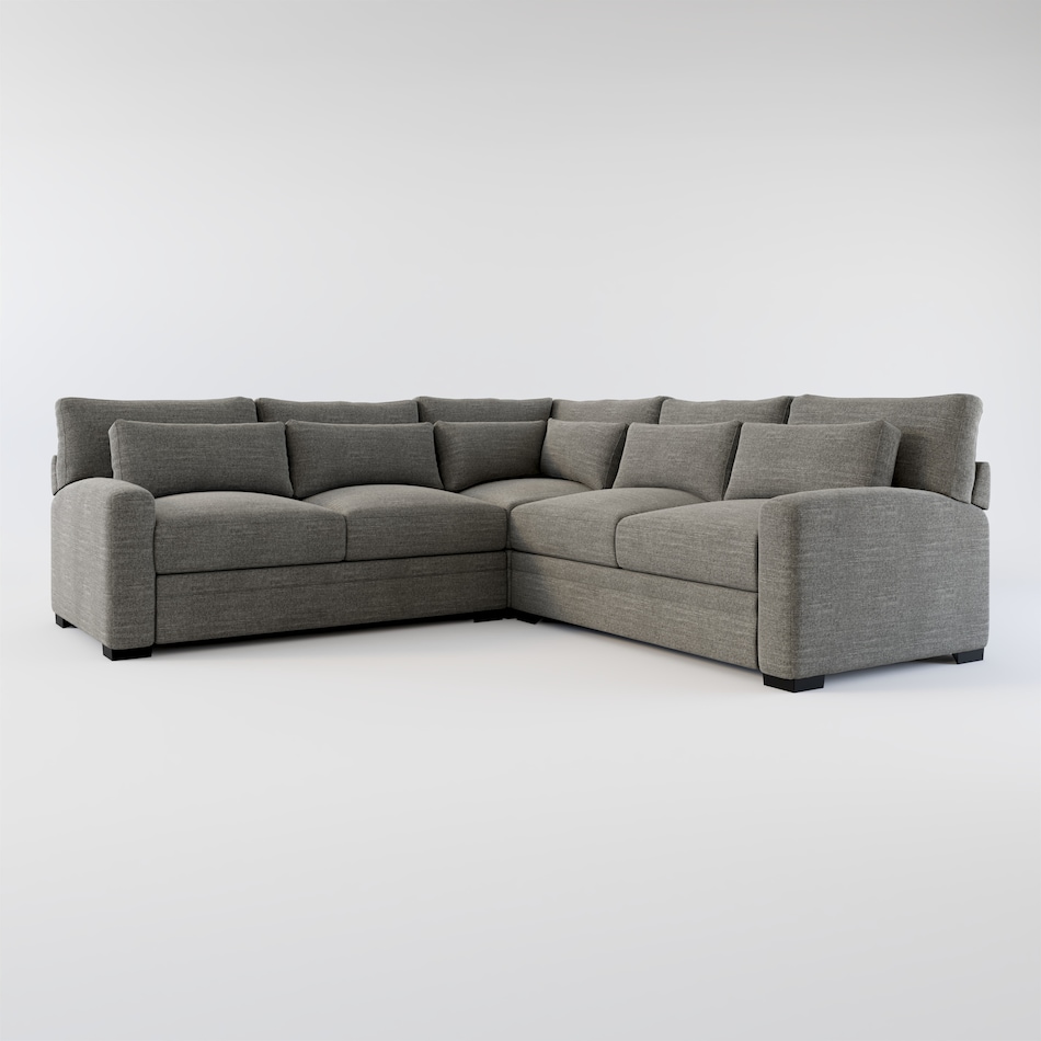 winston gray  pc sectional   