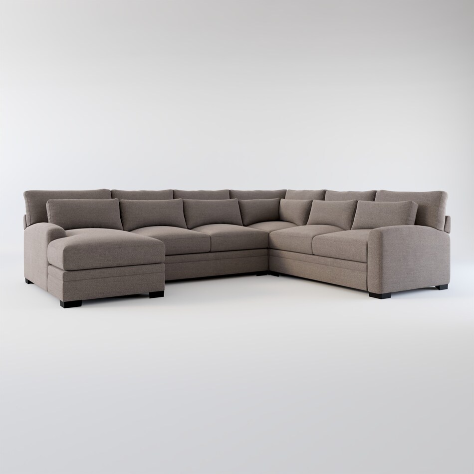 winston gray  pc sectional   