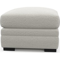 winston gray ottoman   
