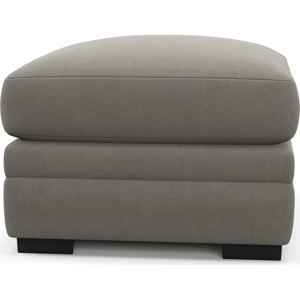 winston gray ottoman   