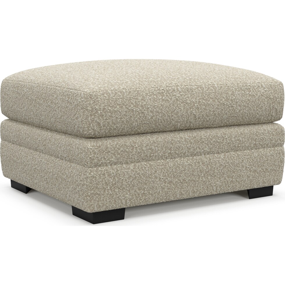 winston gray ottoman   