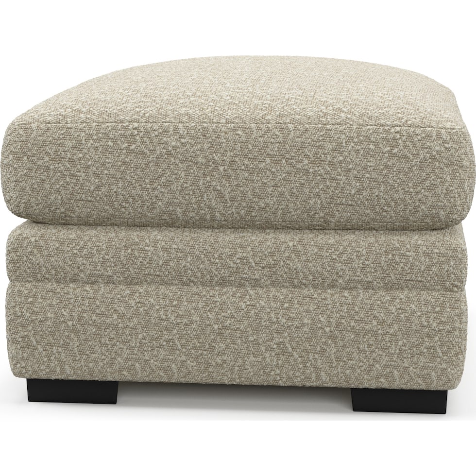winston gray ottoman   