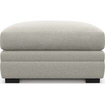 winston gray ottoman   
