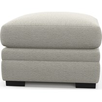 winston gray ottoman   