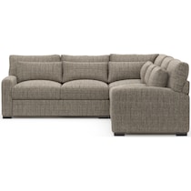 winston gray sectional   