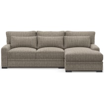 winston gray sectional   