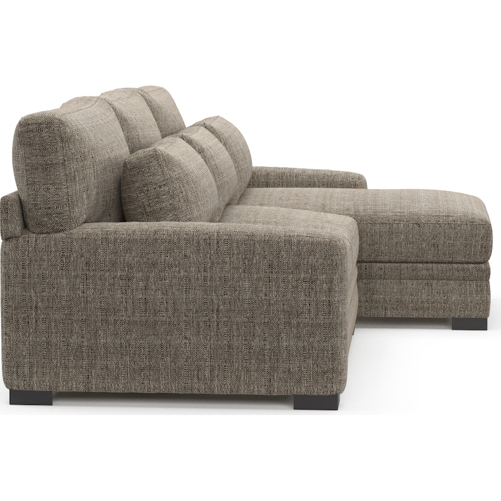winston gray sectional   