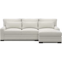 winston gray sectional   