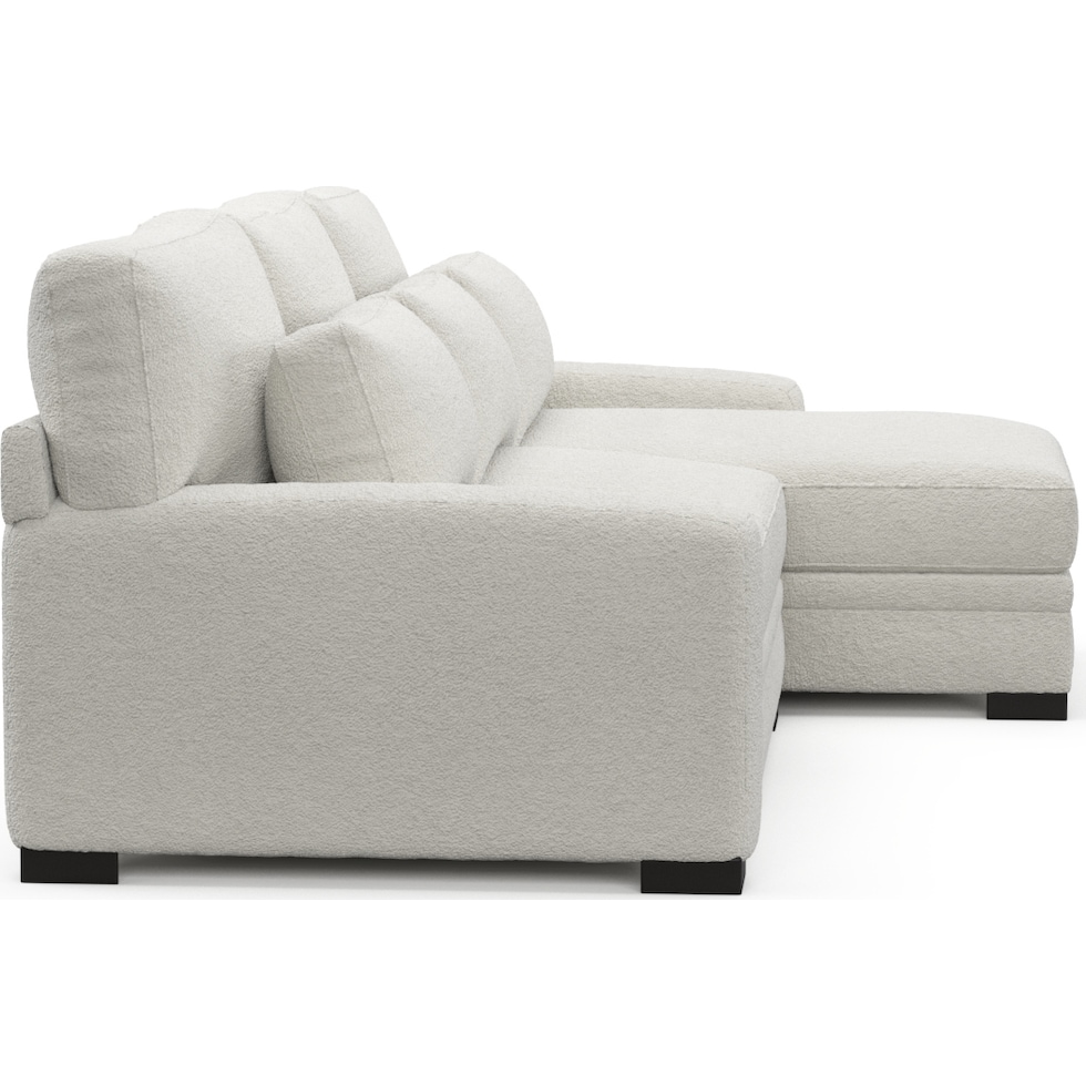 winston gray sectional   