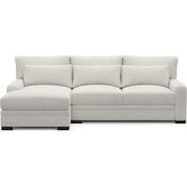 winston gray sectional   