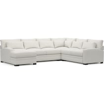 winston gray sectional   