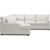 winston gray sectional   
