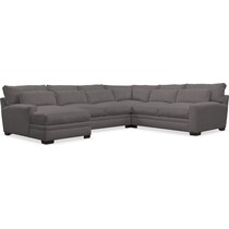 winston gray sectional   