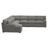 winston gray sectional   