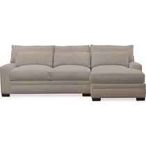 winston gray sectional   