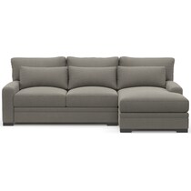 winston gray sectional   