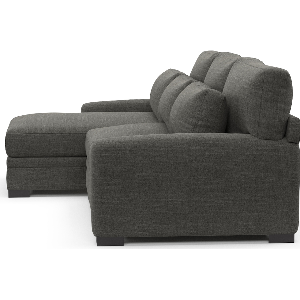 winston gray sectional   