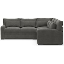 winston gray sectional   