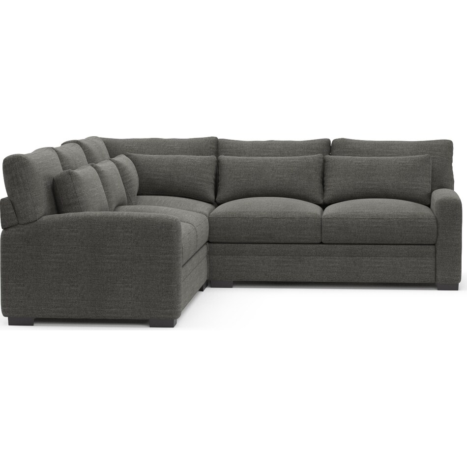 winston gray sectional   