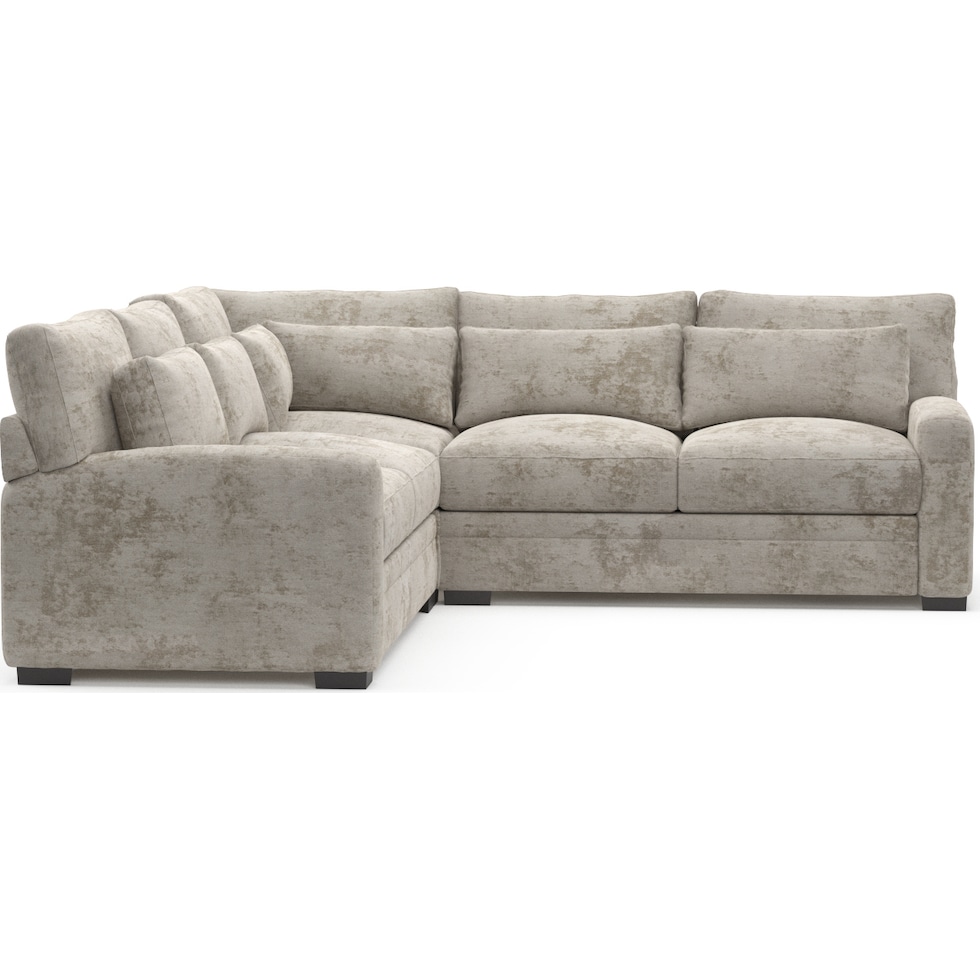 winston gray sectional   