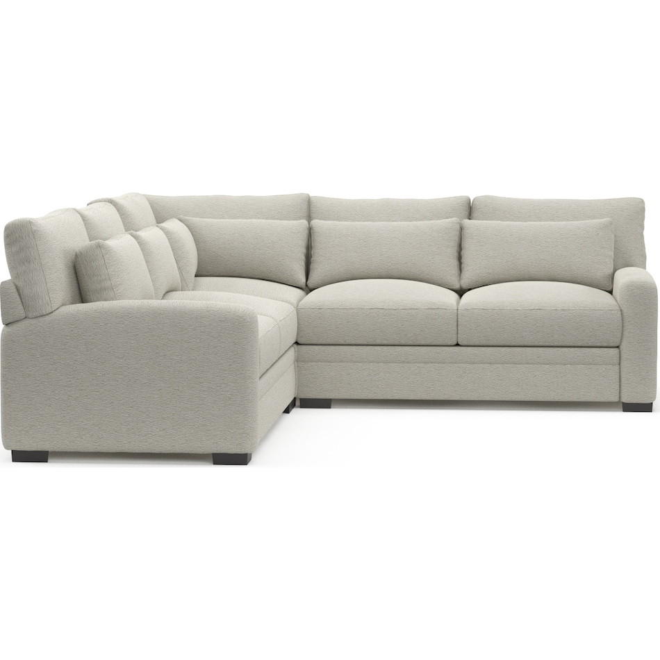 winston gray sectional   