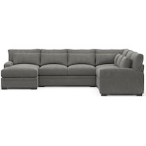 winston gray sectional   