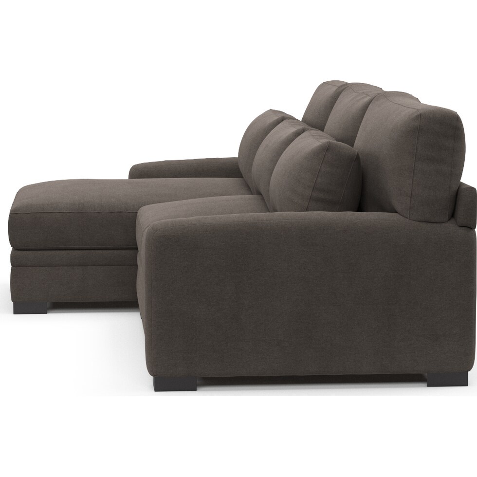 winston gray sectional   