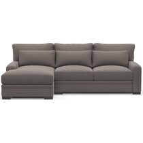 winston gray sectional   