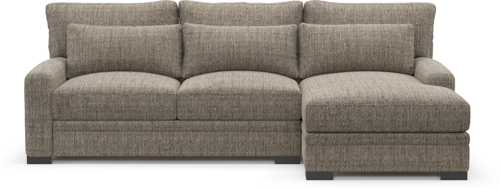 Winston 2Piece Sectional with Chaise American Signature Furniture