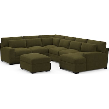 Winston 5-Piece Sectional with Chaise and Ottoman