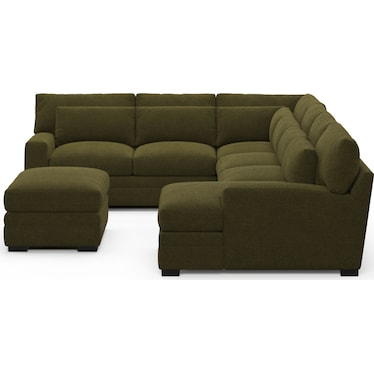 Winston 5-Piece Sectional with Chaise and Ottoman