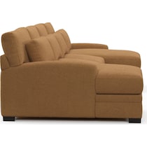 winston light brown sectional   
