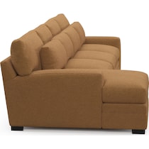 winston light brown sectional   