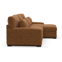 winston light brown sectional   