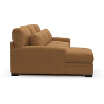 winston light brown sectional   