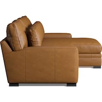 winston light brown sectional   