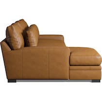 winston light brown sectional   